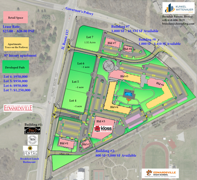 The Parkway, Edwardsville, IL à vendre - Plan de site - Image 1 de 1