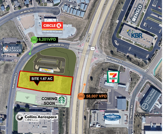 Plus de détails pour Aeroplaza Dr & Powers Blvd, Colorado Springs, CO - Terrain à vendre
