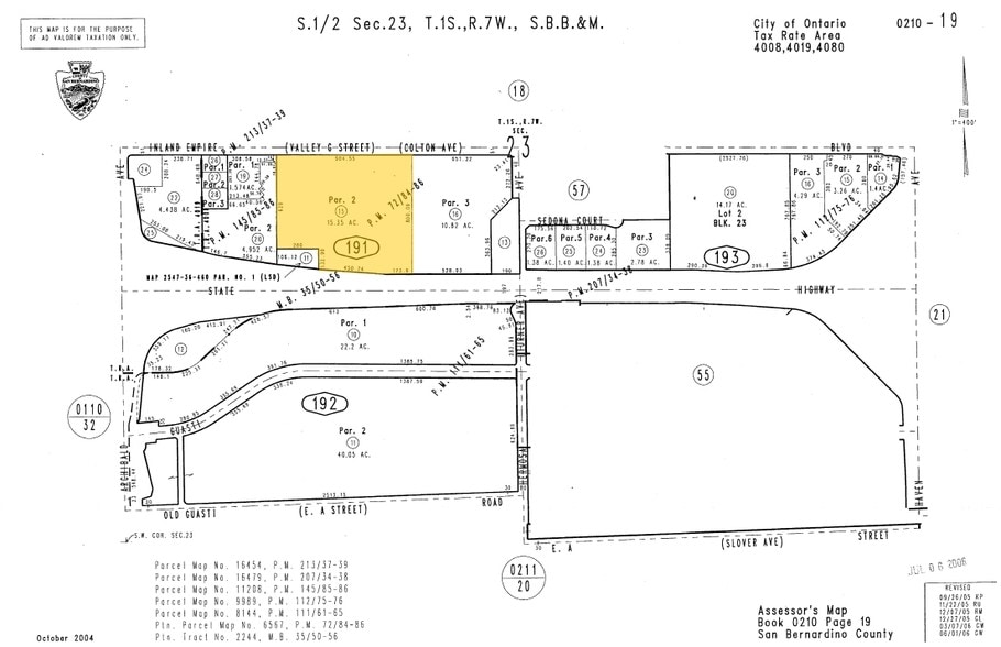 2920 Inland Empire Blvd, Ontario, CA for lease - Plat Map - Image 2 of 21
