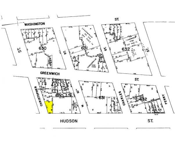 501 Hudson St, New York, NY for lease - Plat Map - Image 2 of 7