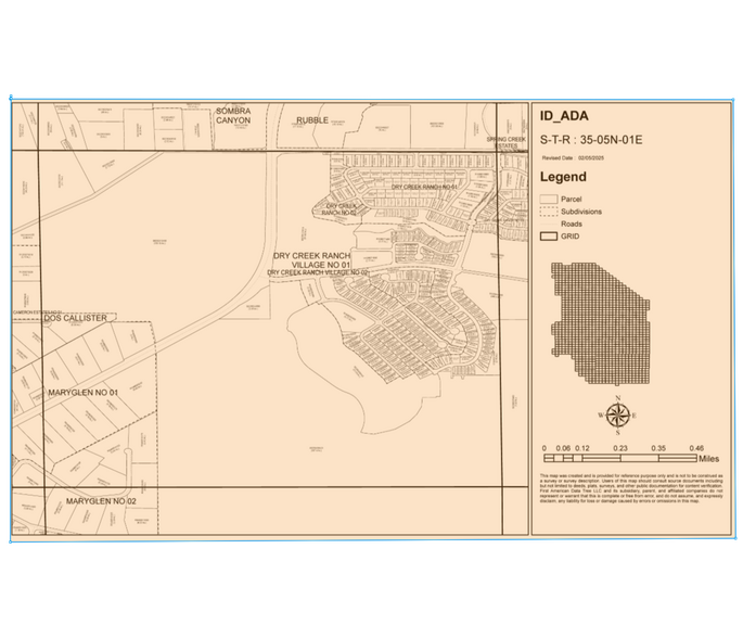 13655 N Sage Grouse Pl, Boise, ID à vendre - Plan cadastral - Image 1 de 1