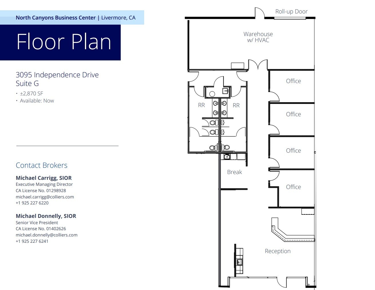 3095 Independence Dr, Livermore, CA for lease Floor Plan- Image 1 of 1
