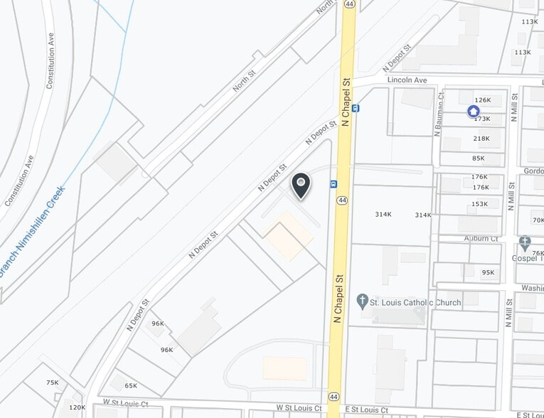 401 N Chapel St, Louisville, OH for sale - Plat Map - Image 2 of 2