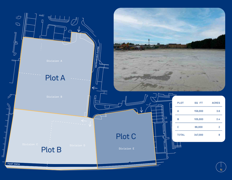 Gatehouse Close, Aylesbury for lease - Site Plan - Image 2 of 2