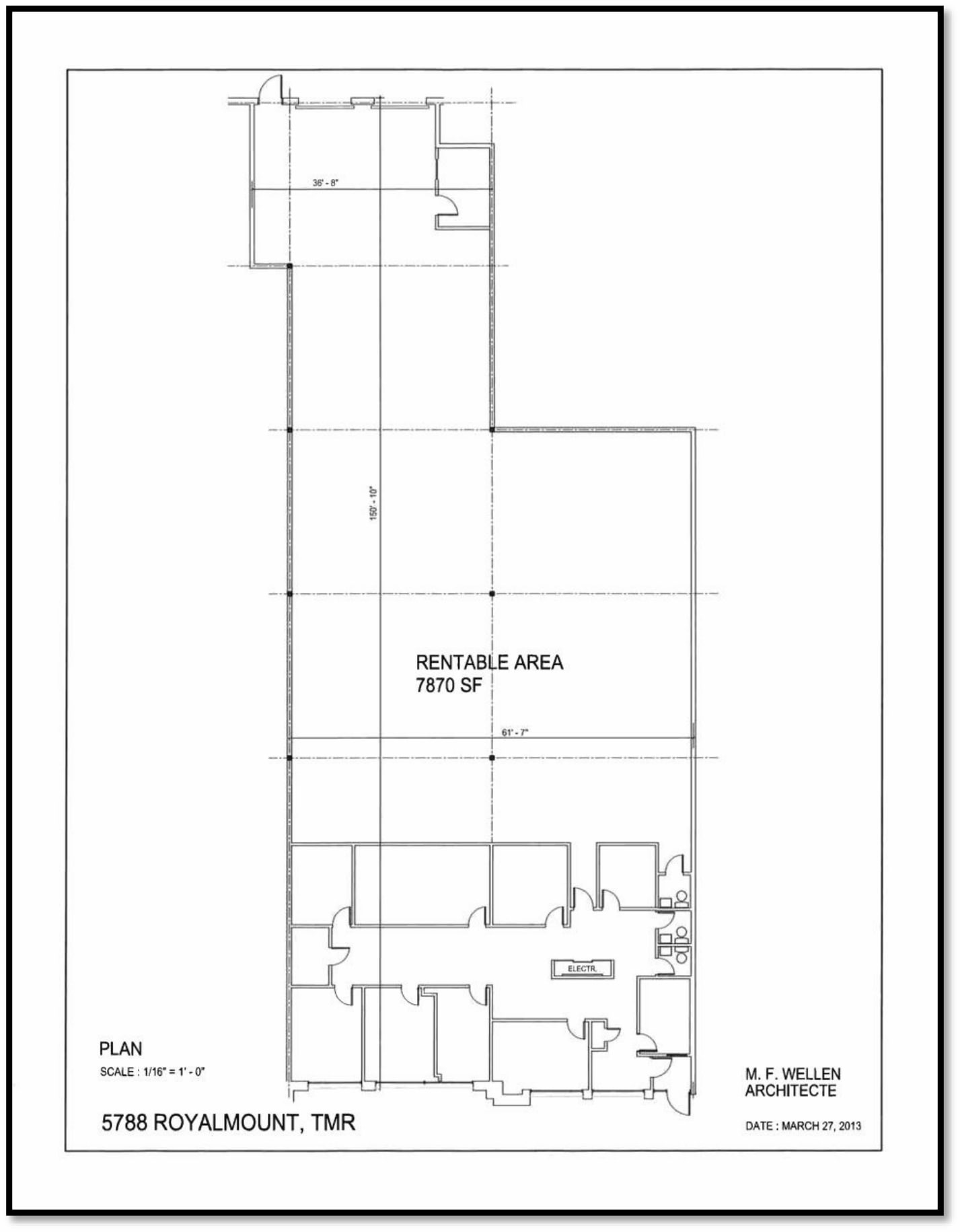 5754-5800 Av Royalmount, Mont-Royal, QC for lease Floor Plan- Image 1 of 1