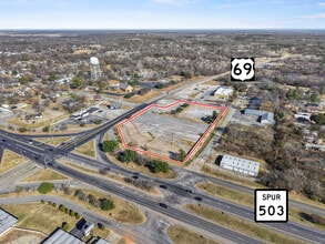 1600 S Austin Ave, Denison, TX - AÉRIEN  Vue de la carte - Image1