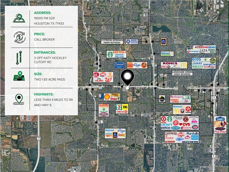 19005 FM 529 Rd, Cypress, TX à vendre - Aérien - Image 2 de 4