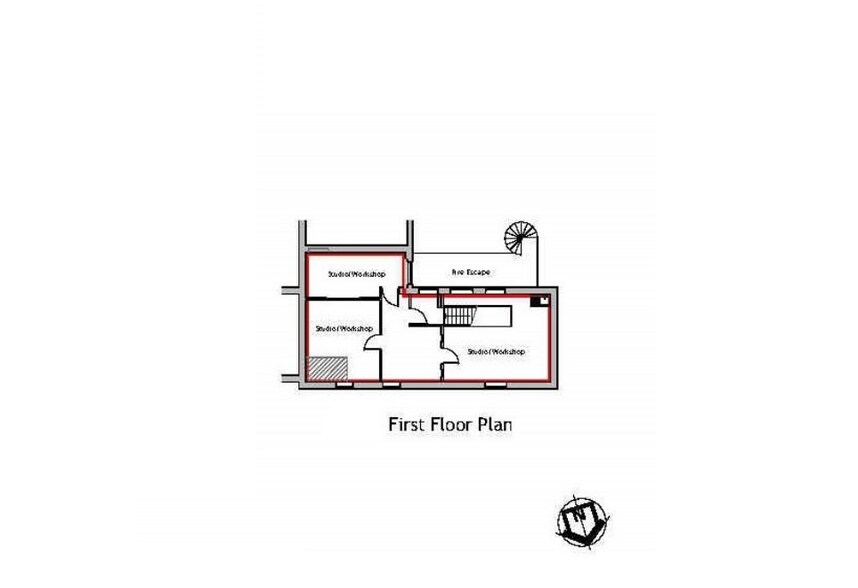 1 St James's Street Mews, Brighton à louer - Plan d’étage type - Image 3 de 4