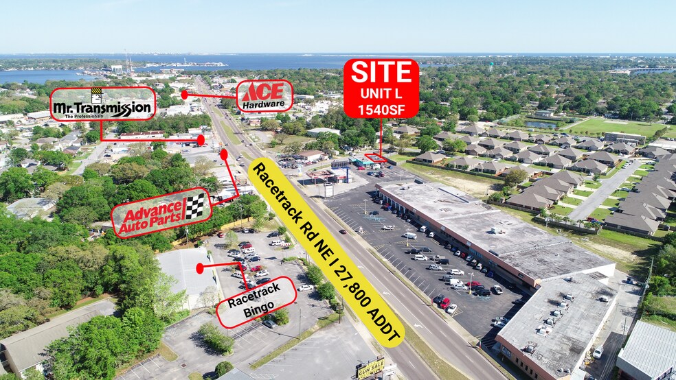 109 Racetrack Rd, Fort Walton Beach, FL à louer - Aérien - Image 3 de 3