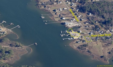 1742 Back Creek Rd, Seaford, VA - Aérien Vue de la carte