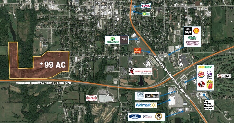 Hill, Richmond, MO à vendre - Plan de site - Image 2 de 5