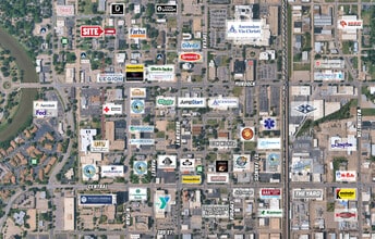926 N Water St, Wichita, KS - Aérien Vue de la carte