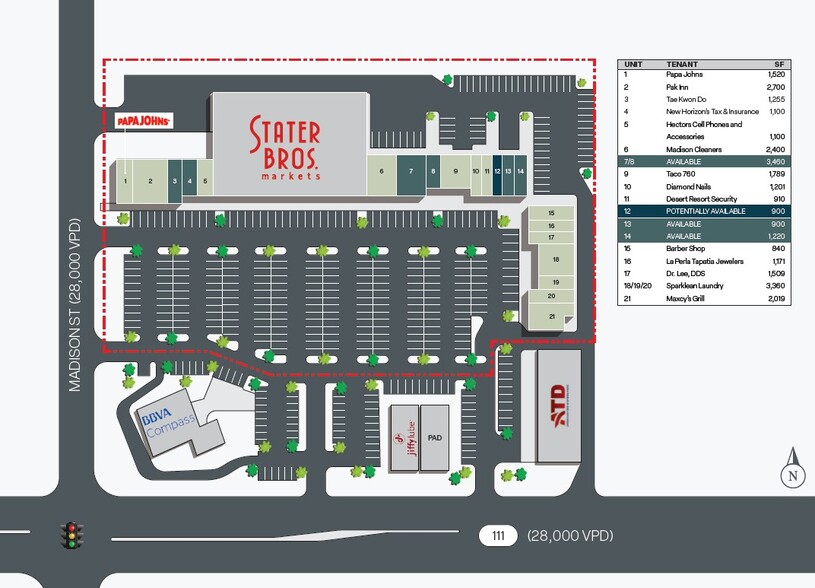 81106 Hwy 111, Indio, CA for lease - Site Plan - Image 2 of 12