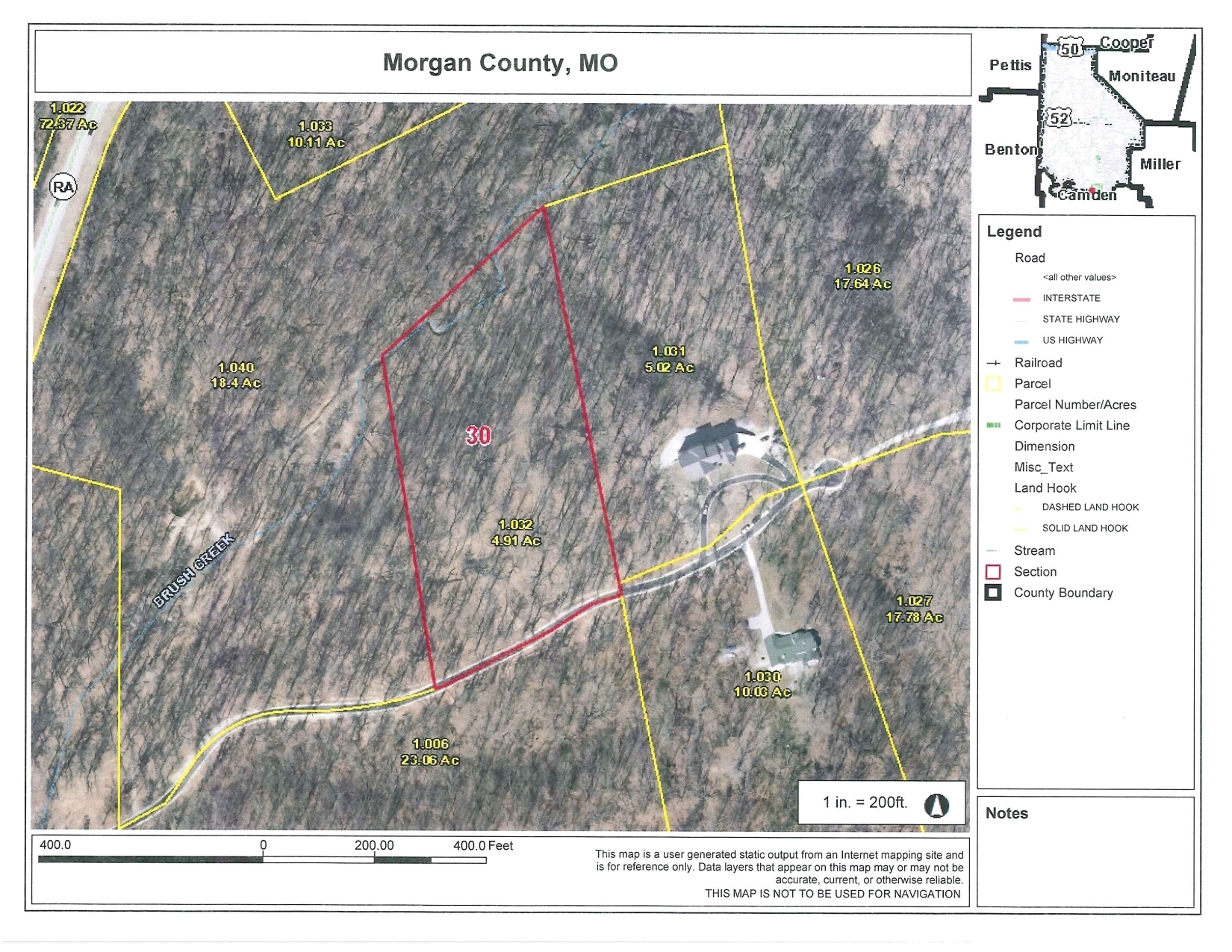 Valley Estates Dr, Laurie, MO à vendre Plan cadastral- Image 1 de 1