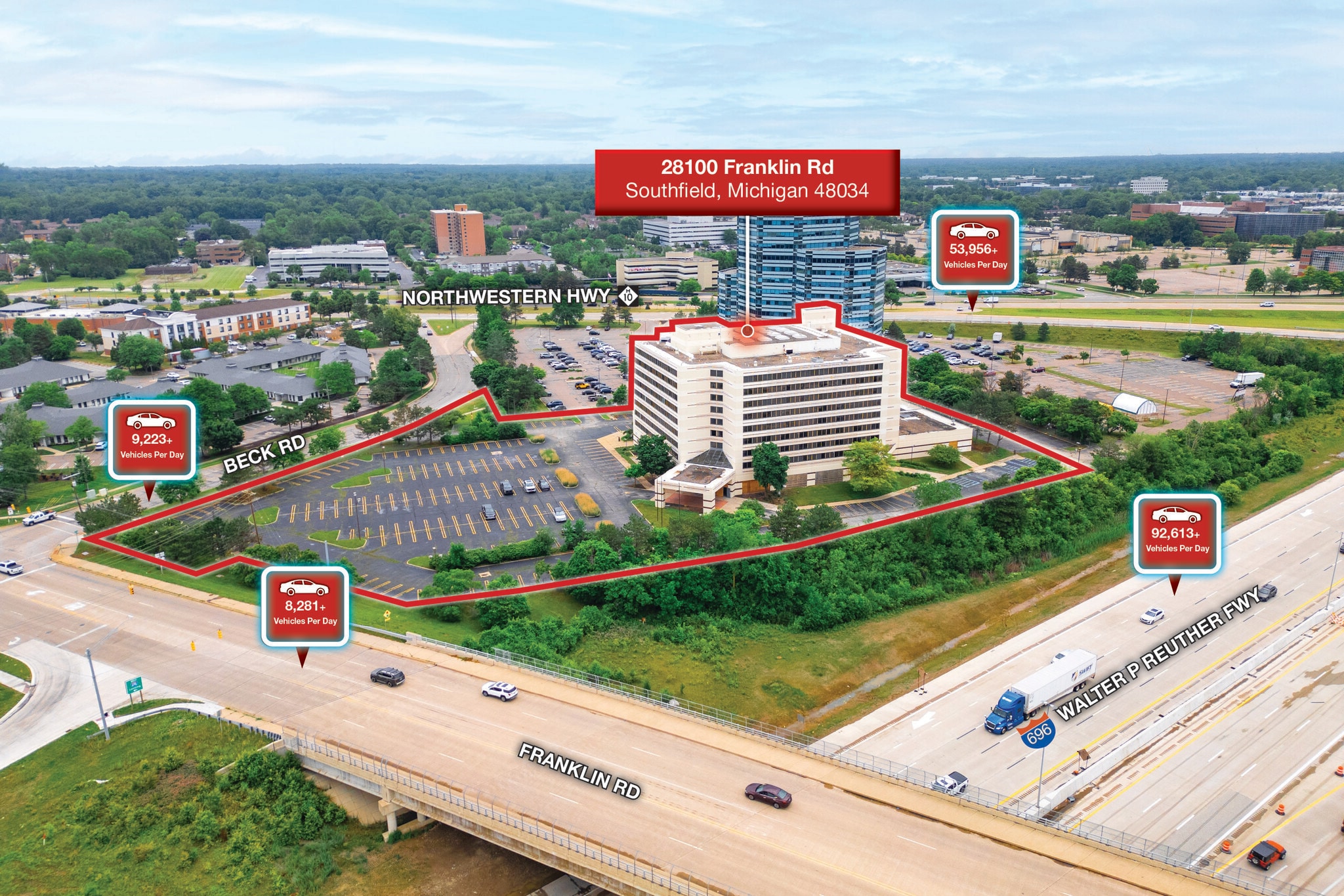 28100 Franklin Rd, Southfield, MI for sale Primary Photo- Image 1 of 13