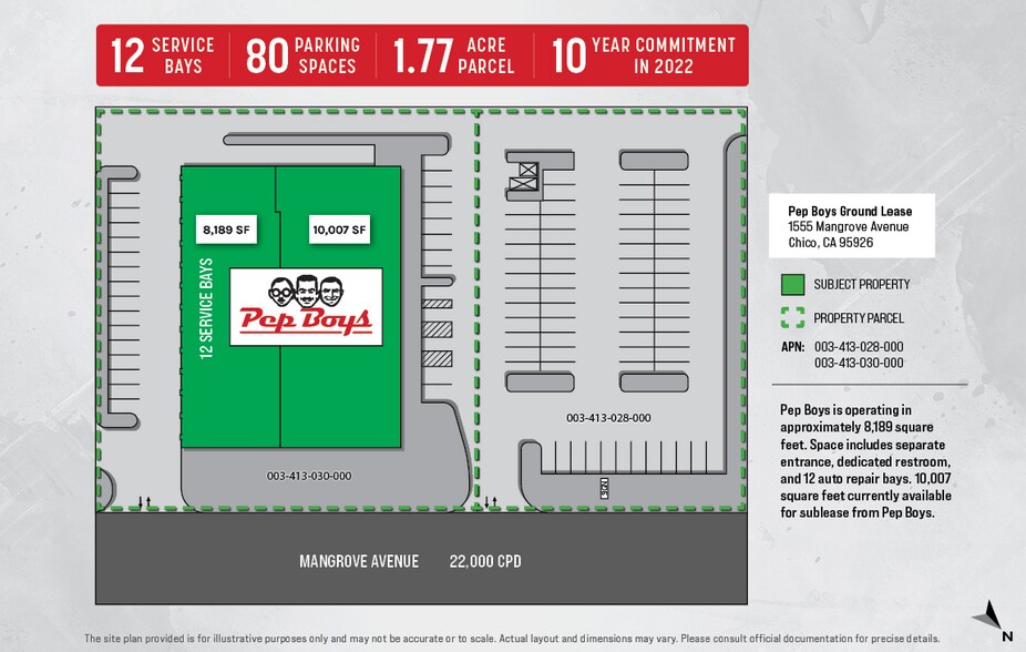 1555 Mangrove Ave, Chico, CA à vendre - Plan de site - Image 2 de 6