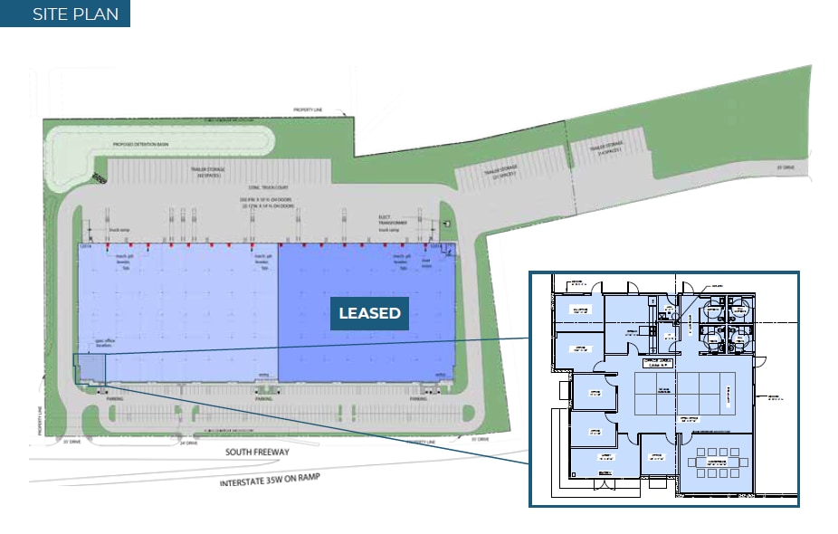 11000 South Freeway, Burleson, TX for lease Floor Plan- Image 1 of 1
