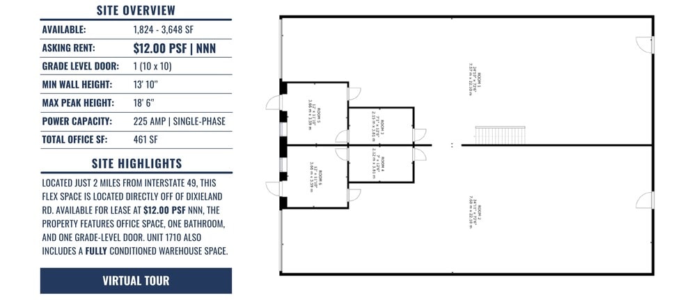 1710-1716 W Acorn Dr, Rogers, AR for lease - Building Photo - Image 2 of 12