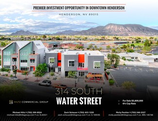 Plus de détails pour 314 S Water St, Henderson, NV - Bureau à vendre