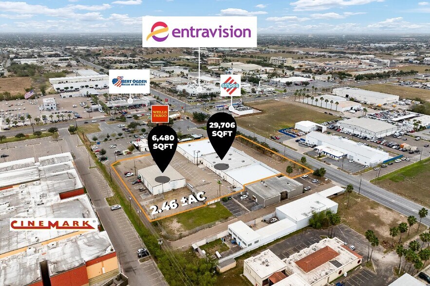 1503 W Polk Ave, Pharr, TX à vendre - Aérien - Image 3 de 7