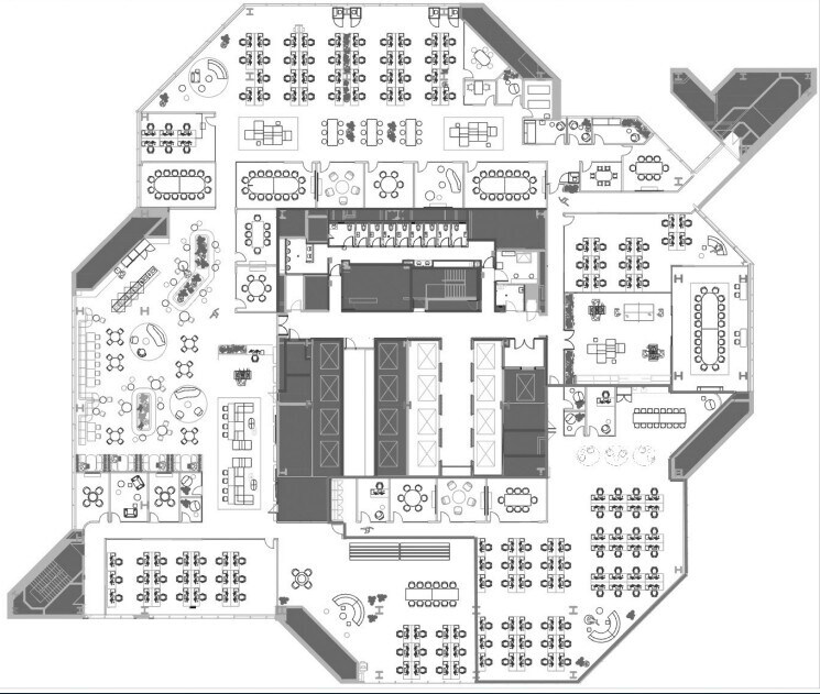 1001 Boul Robert-Bourassa, Montréal, QC for lease Floor Plan- Image 1 of 1