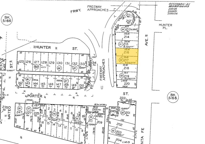 1409 S Santa Fe Ave, Los Angeles, CA for sale - Plat Map - Image 2 of 3