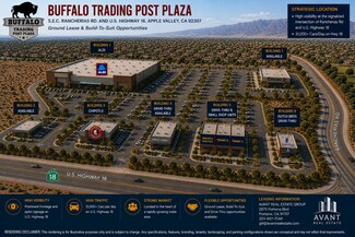 Plus de détails pour Highway 18 & Rancherias Rd, Apple Valley, CA - Commerce de détail à louer