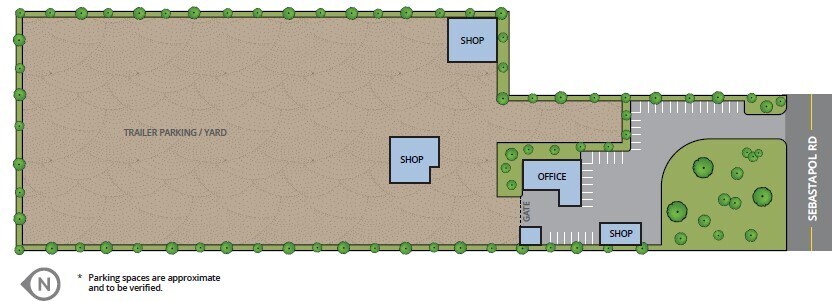 3309 Sebastopol Rd, Santa Rosa, CA for lease - Site Plan - Image 2 of 3