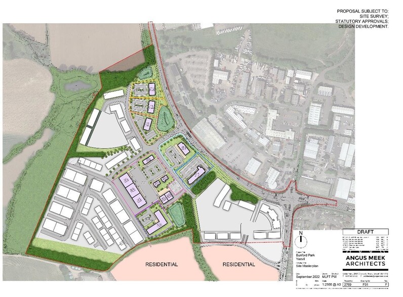 Watercombe Ln, Yeovil for sale - Site Plan - Image 2 of 2