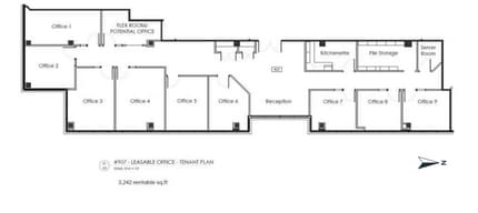 1726 Dolphin Av, Kelowna, BC for lease Floor Plan- Image 1 of 1