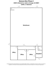 1080 N Batavia St, Orange, CA for lease Floor Plan- Image 1 of 7