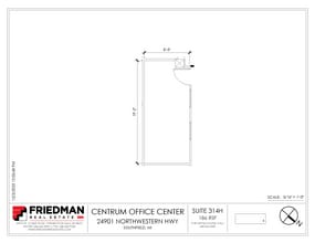 24901 Northwestern Hwy, Southfield, MI for lease Floor Plan- Image 1 of 1