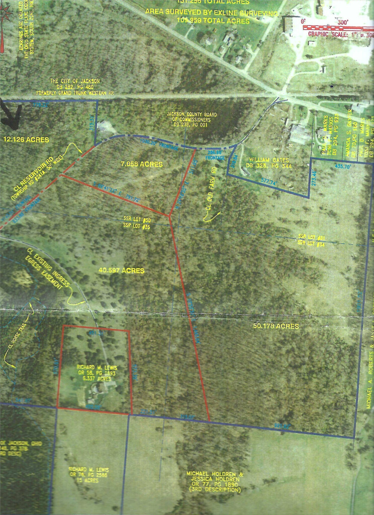 0 Reservoir Rd, Jackson, OH for sale Aerial- Image 1 of 2