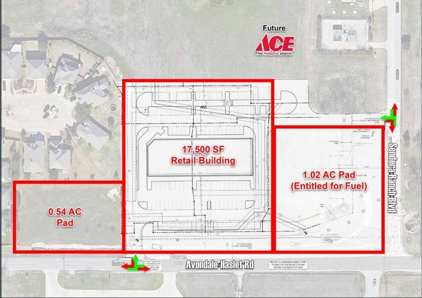 NWC Avondale-Haslet -Sendera Ranch Pad Site, Haslet, TX à vendre - Photo du bâtiment - Image 2 de 3