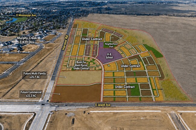 Plus de détails pour NEC of HARVEST ROAD & E. JEWELL AVENUE, Aurora, CO - Terrain à vendre
