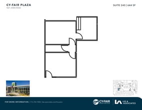 9601 Jones Rd, Houston, TX for lease Floor Plan- Image 1 of 1