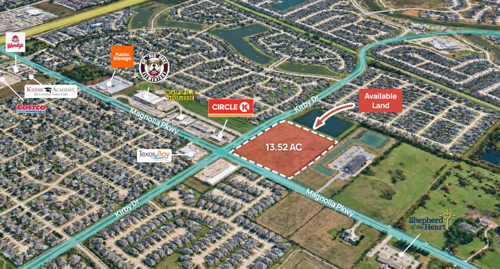 11700 Magnolia Pkwy Pky, Manvel, TX à vendre - Aérien - Image 1 de 6