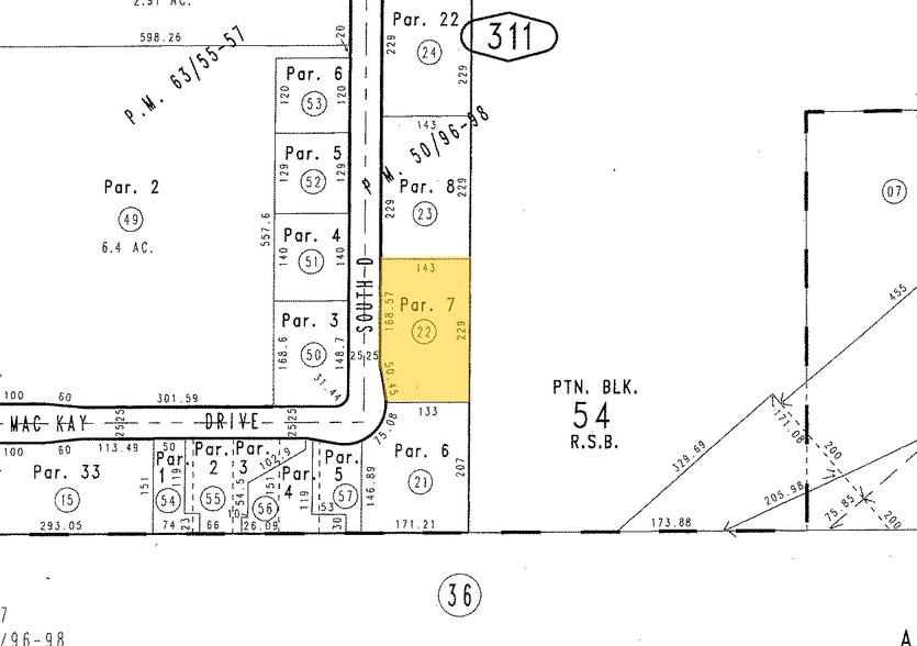 1585 S D St, San Bernardino, CA à louer - Plan cadastral - Image 2 de 2