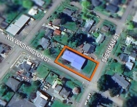 240 NW Washington St, Sheridan, OR - Aerial  map view