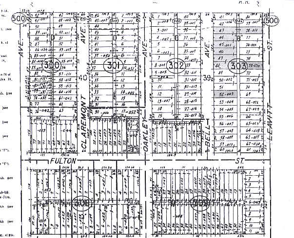 339 N Bell Ave, Chicago, IL à vendre Plan cadastral- Image 1 de 3