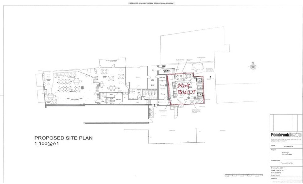 115 The Gatehouse, 115 High St, Tonbridge à louer - Plan d’étage - Image 2 de 2