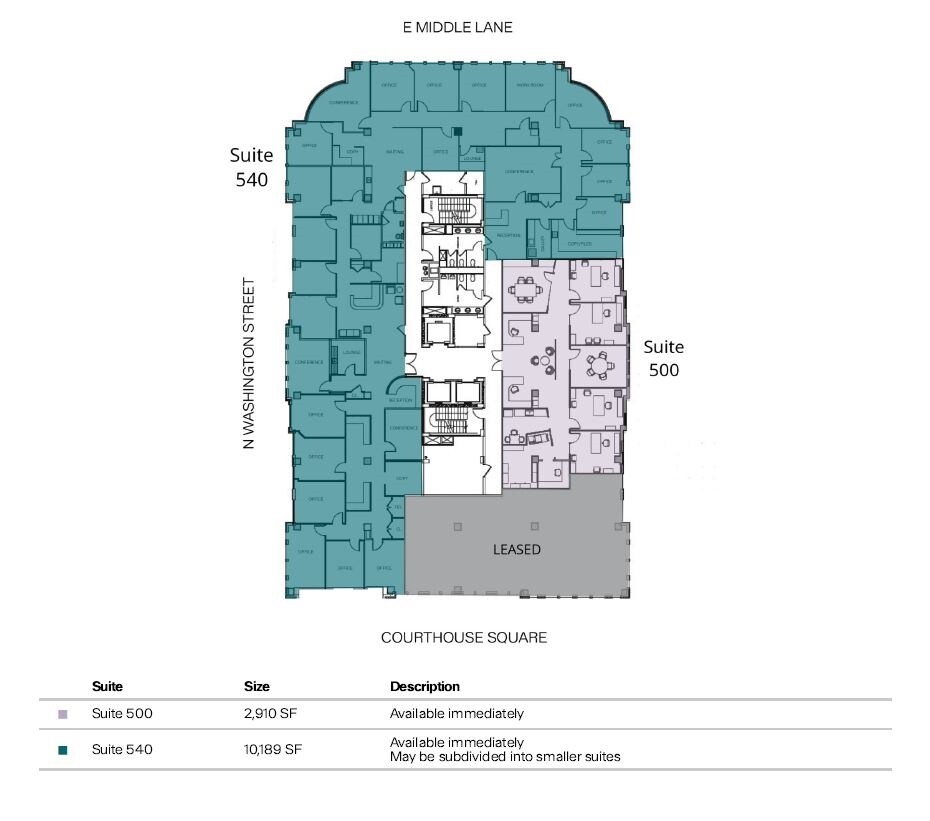11 N Washington St, Rockville, MD for lease Floor Plan- Image 1 of 1