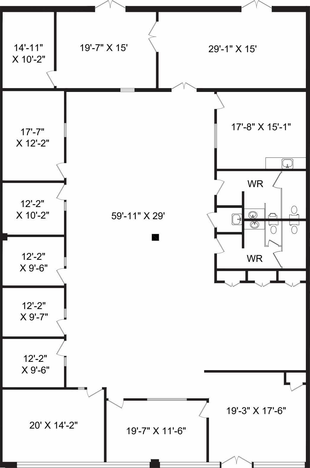 5535 Eglinton Ave W, Toronto, ON for lease Floor Plan- Image 1 of 6