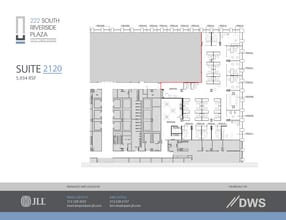 222 S Riverside Plz, Chicago, IL à louer Plan d’étage- Image 1 de 1