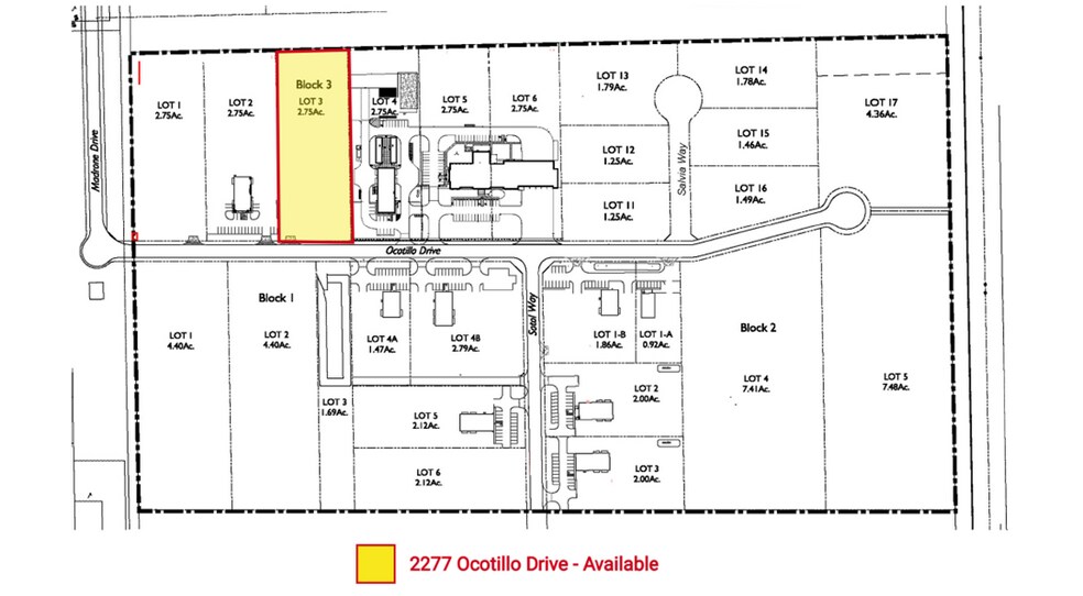 2277 Ocotillo Dr, Pecos, TX à louer - Plan de site - Image 2 de 11