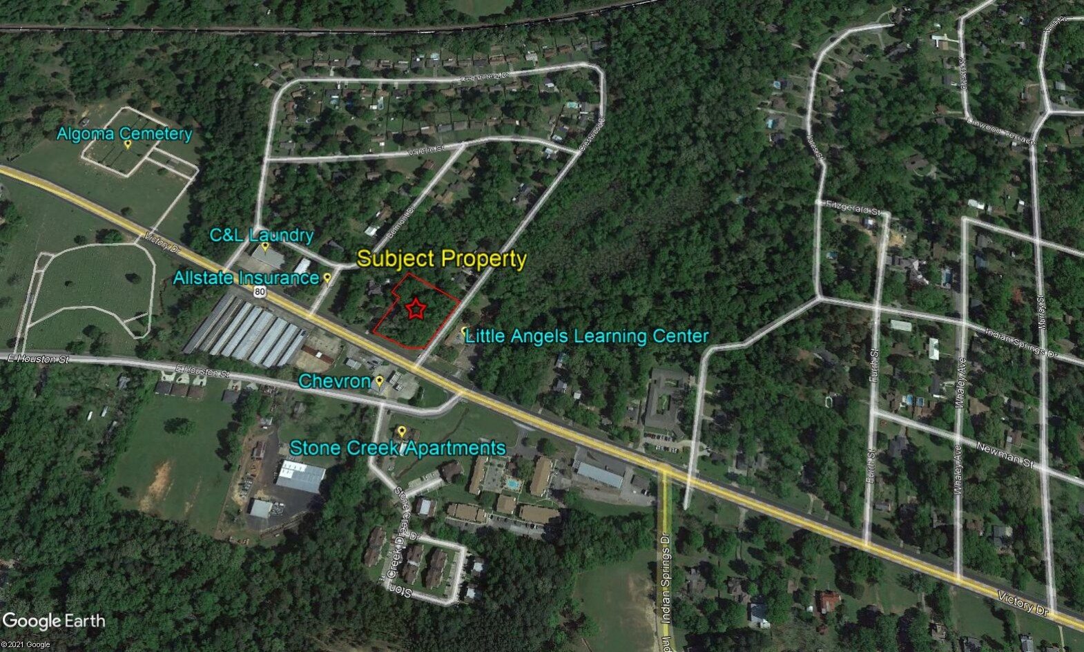 US 80 & Crestwood Dr, Marshall, TX à vendre Photo du bâtiment- Image 1 de 2