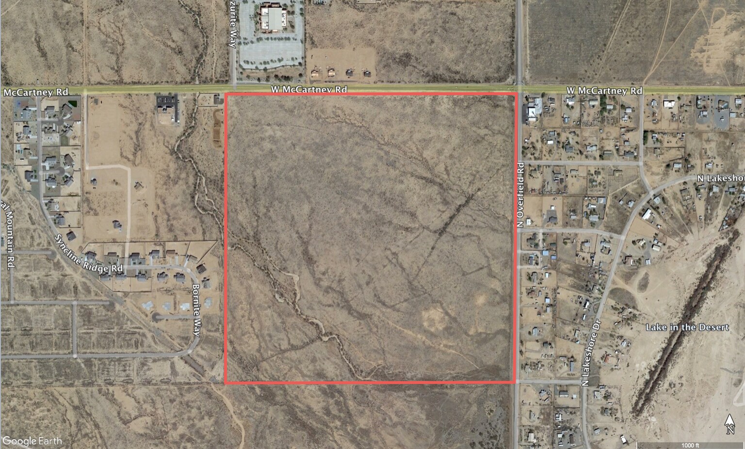 W McCartney, Casa Grande, AZ à vendre Aérien- Image 1 de 4