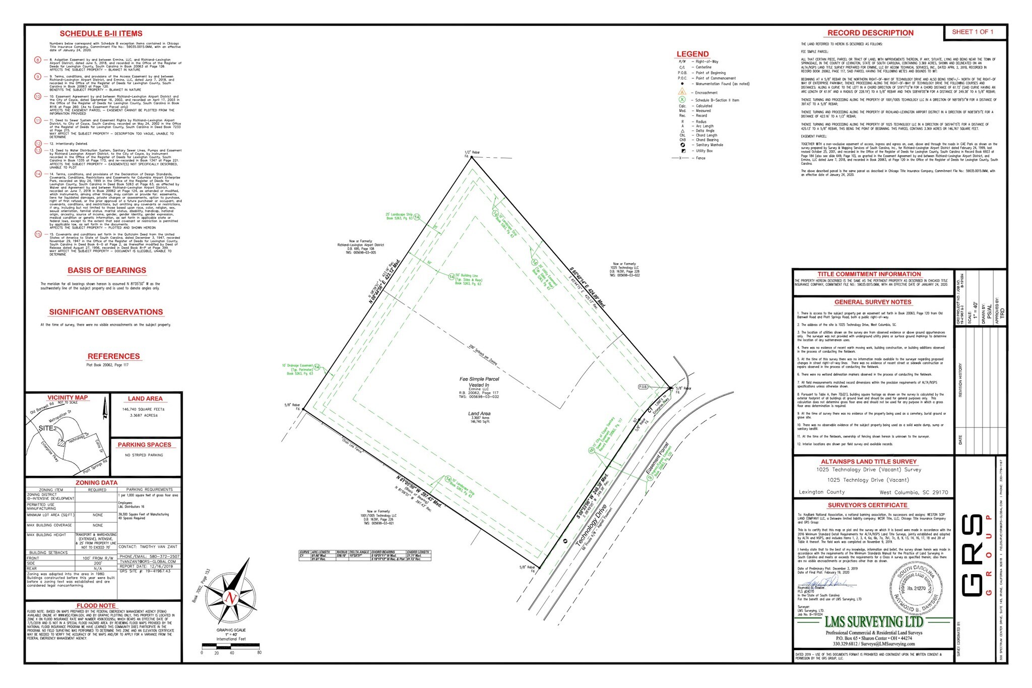 Technology Dr, West Columbia, SC for lease Site Plan- Image 1 of 3