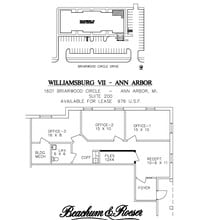 1601 Briarwood Cir, Ann Arbor, MI for lease Floor Plan- Image 1 of 1