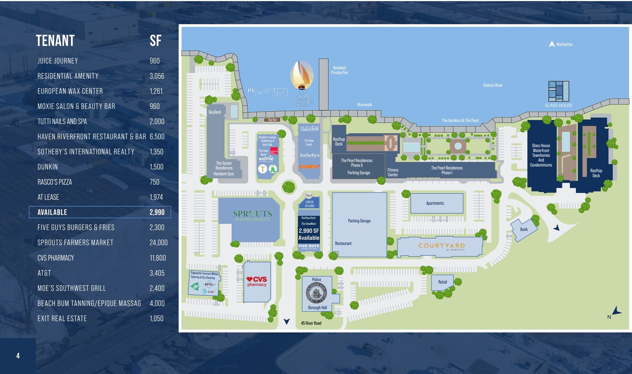 4 Main St, Edgewater, NJ for lease Site Plan- Image 1 of 3
